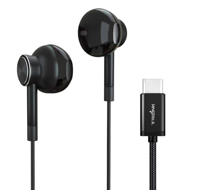Słuchawki douszne USB C typu C