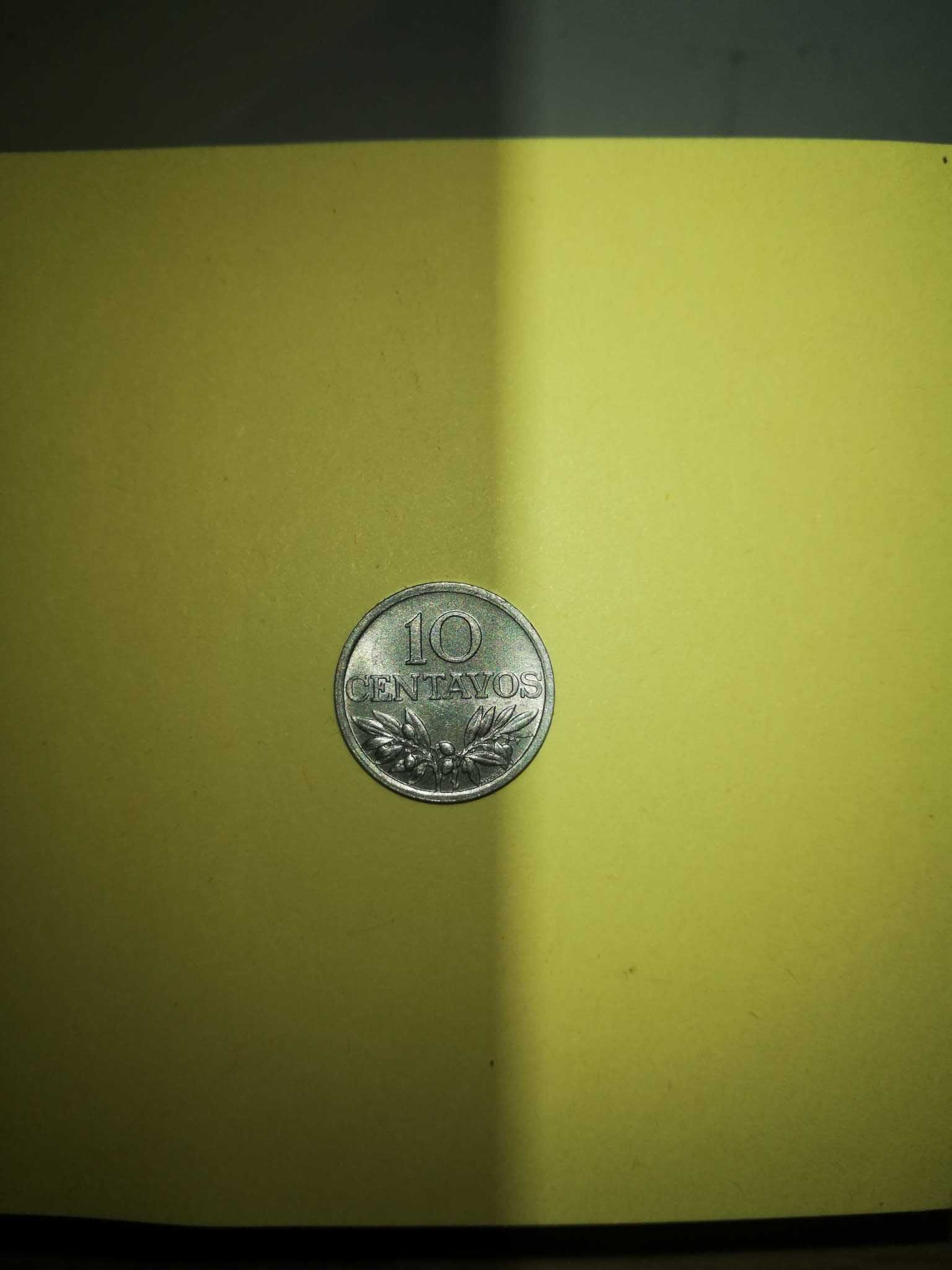 Moedas 10 centavos alumínio de 1971 a 1979