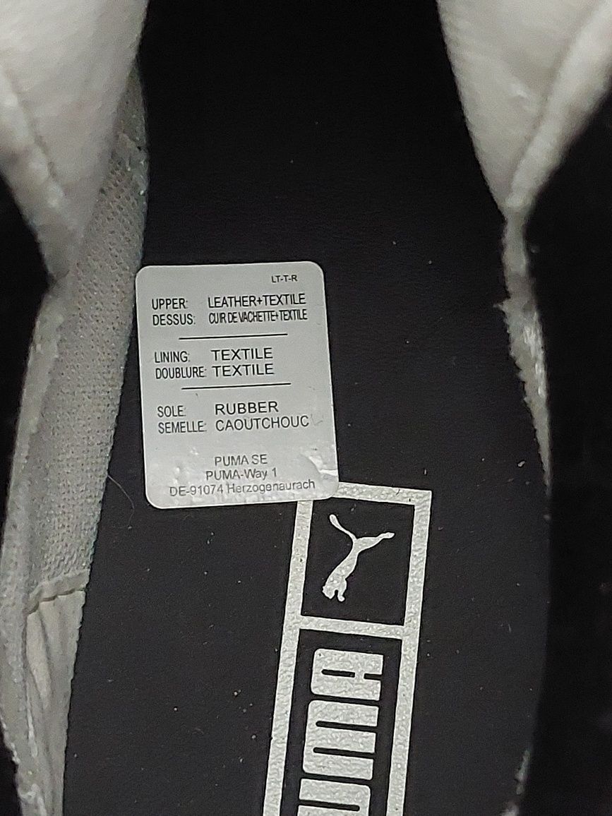 PUMA Mayze Stack botki na platformie 40 41 skóra nat. black white NEW