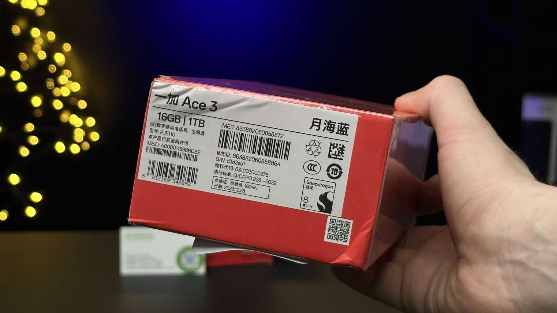 NEW OnePlus Ace 3 16/1TB Blue/Pink Оплата частинами Гарантія Trade In