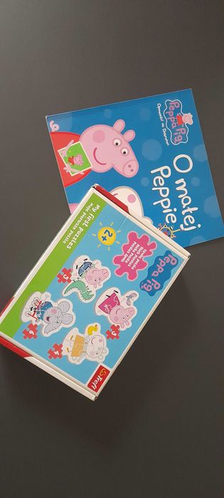 Puzzle Świnka Peppa  plus książka