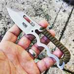 Брелок компактний EDC SOG Instinct Mini Satin Skeletonized handle