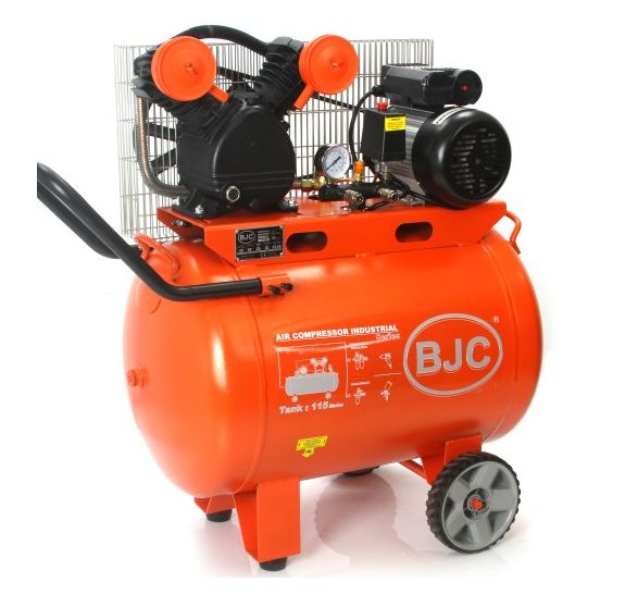 KOMPRESOR SPRĘŻARKA 115L (100 150L) BJC + klucz pneumatyczny+żaba wąż