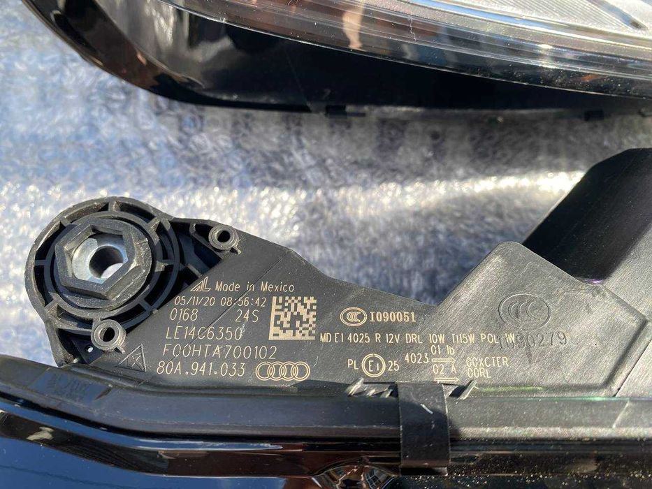 Фари Audi Q5 Full led 80A дорест 17-20 рік