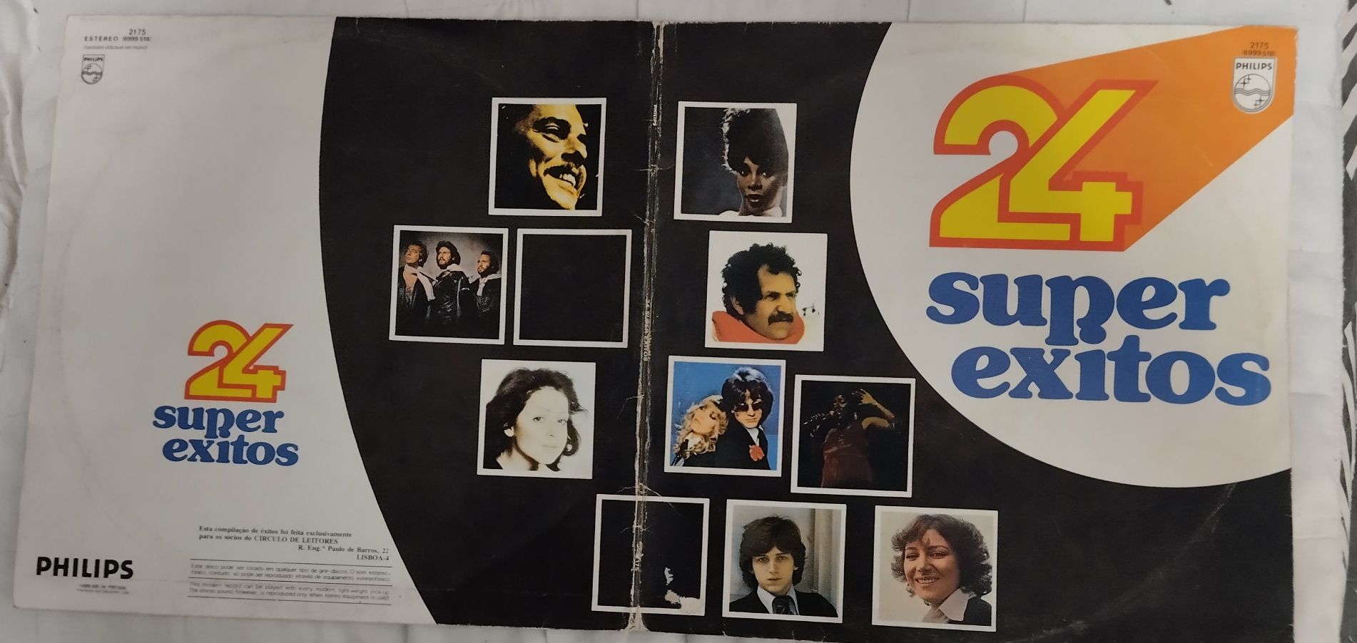 Disco duplo de vinil LP "Super Êxitos"