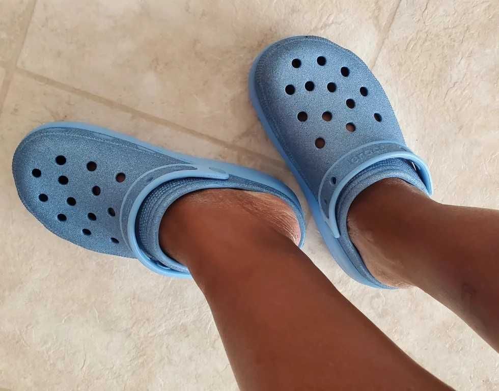 Сабо з блискітками Crocs Cutie Crush Glitter, С12
