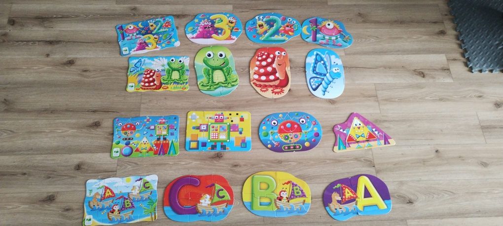 Duże puzzle edukacyjne