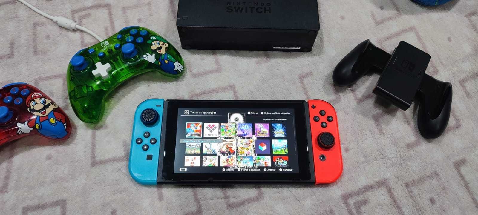 Nintendo Switch V2 Desbloqueado (com oferta)