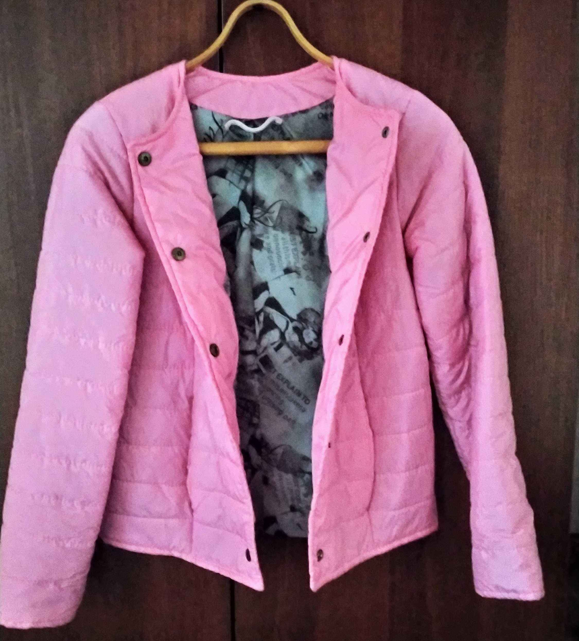 Продам 2 легкі рожеві курточки для дівчинки розмір S