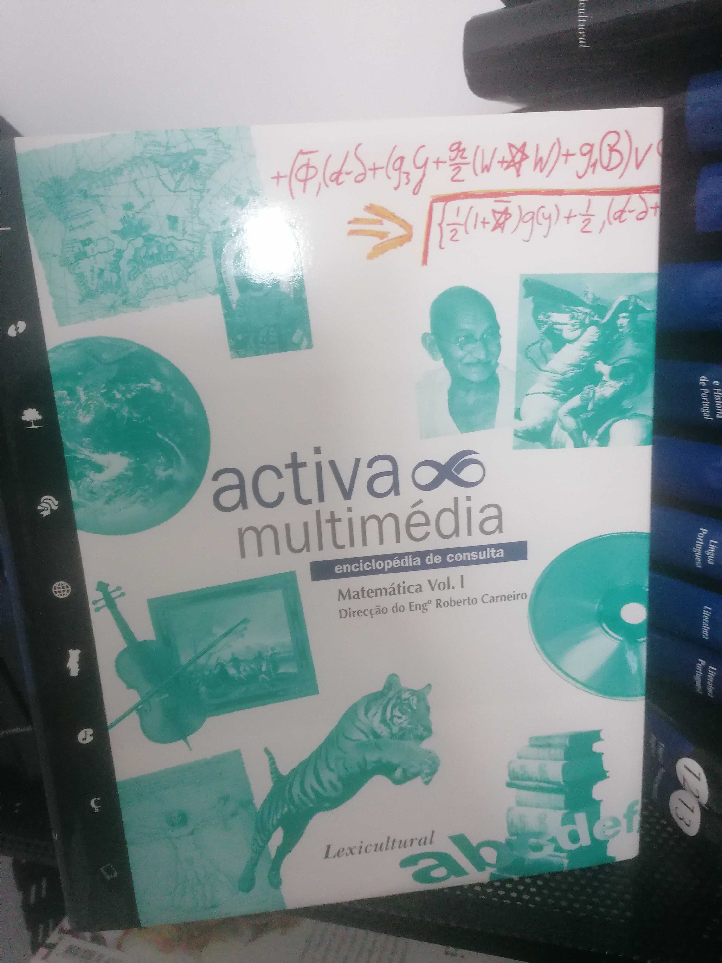 Enciclopedias activa multimédia como novas pouco usado