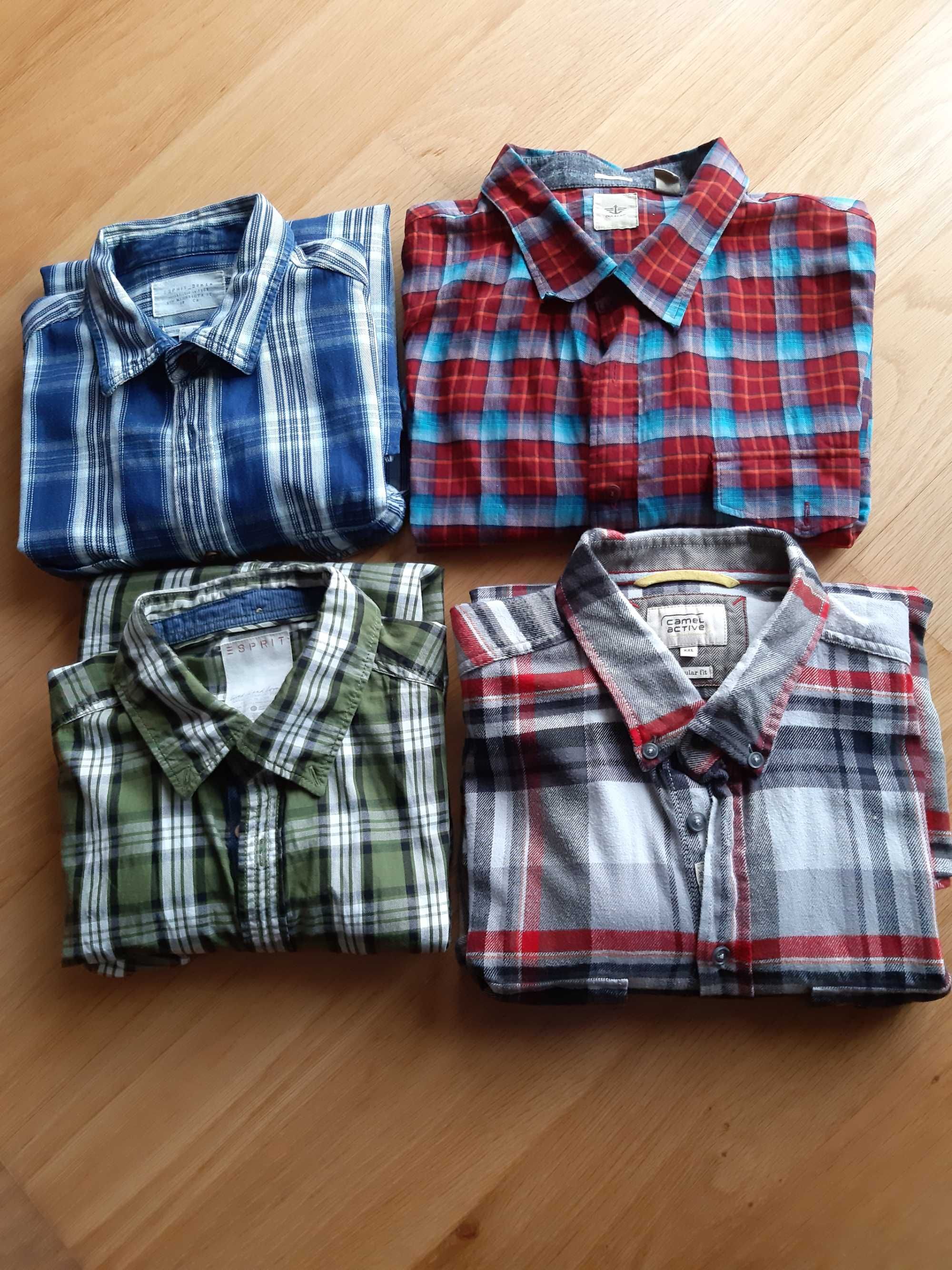 Camisas de manga comprida para Homem Lote de 4