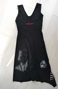 Czarna dzianinowa sukienka Desigual XS