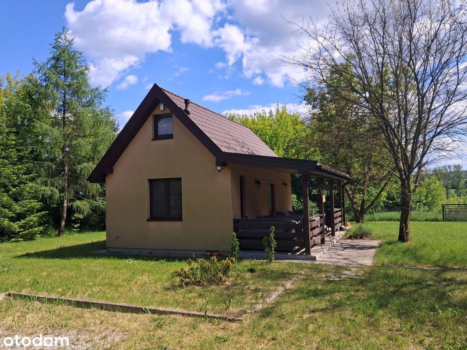 Nowy dom 50 m2 na działce 9500 m2 z własnym oczkiem wodnym k/Przysuchy