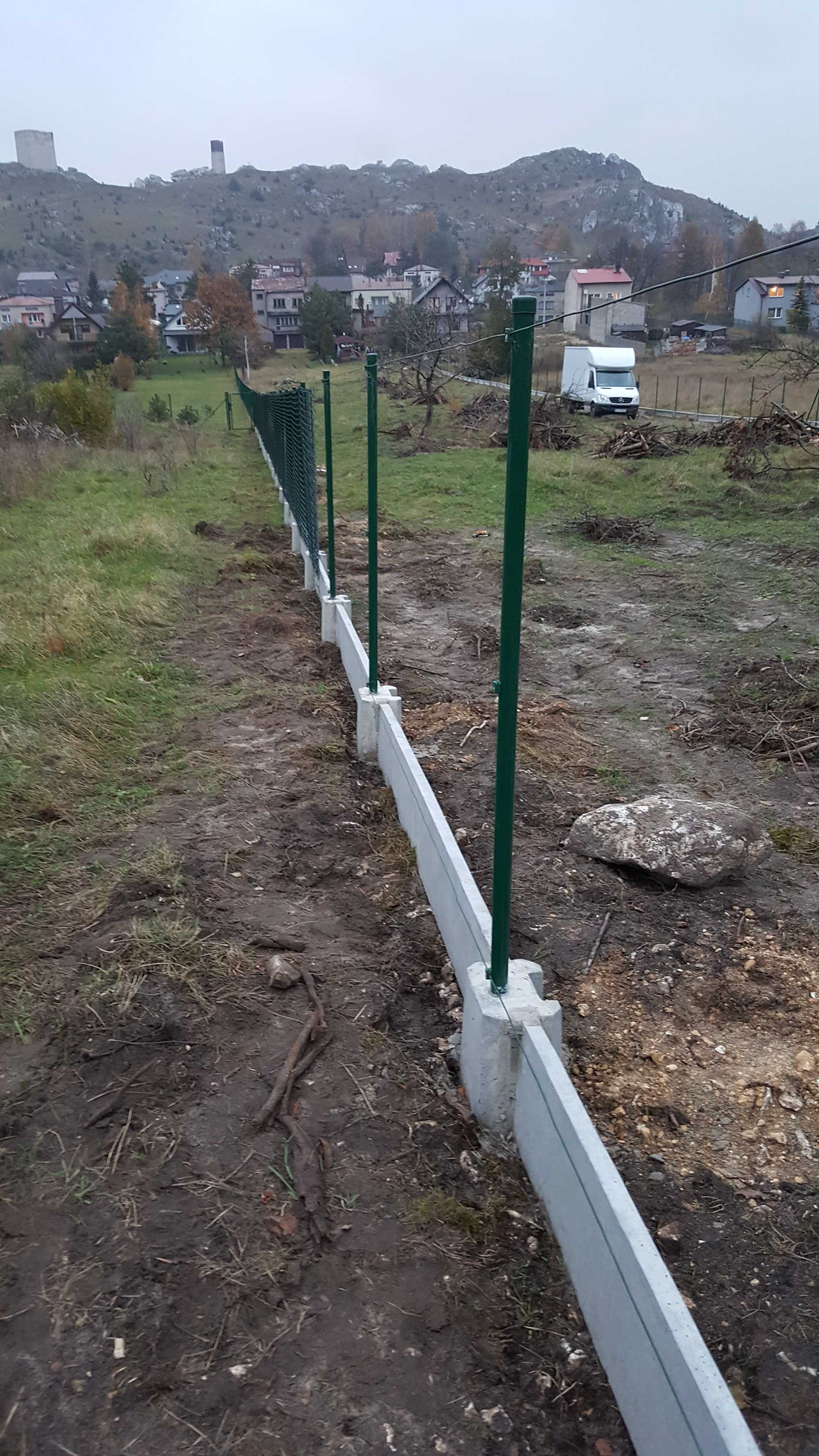 Siatka ogrodzeniowa ocynk+pcv  MOCNA 1.5m 15 zł mb Ocynk 3mm 21 zł mb