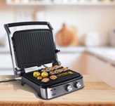 Nowy Hoffen grill gofrownica 2 w 1 z wymiennymi płytkami 2000W