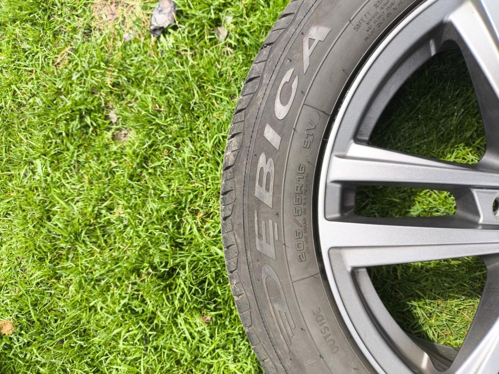 Felgi 16 cali z oponami Dębica 205/55r16 Seat Leon Toledo Exea Altea