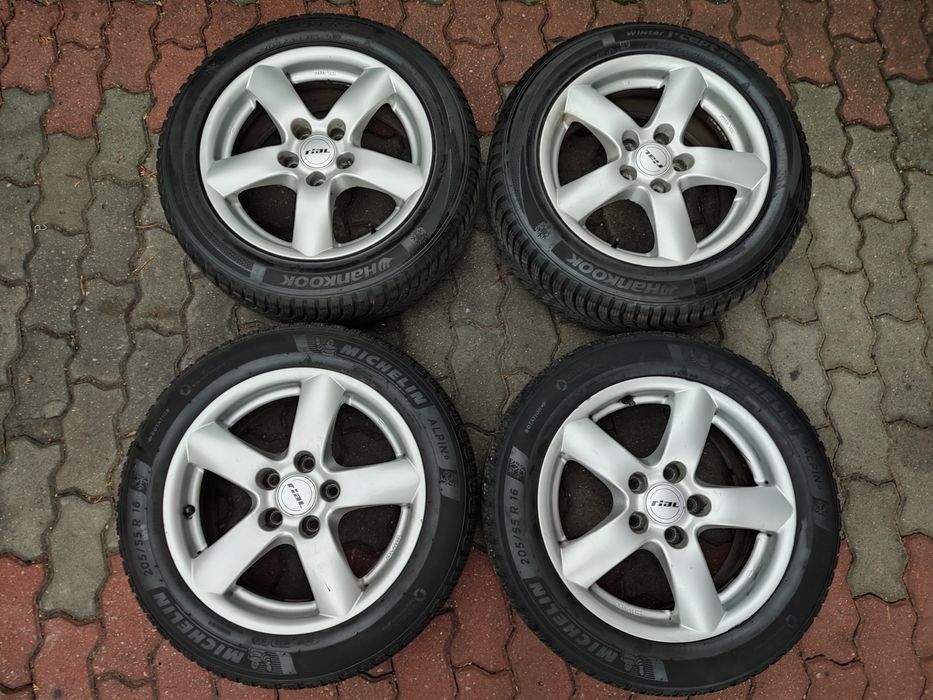 Alufelgi opel 5x110 opony zimowe 205/55/16