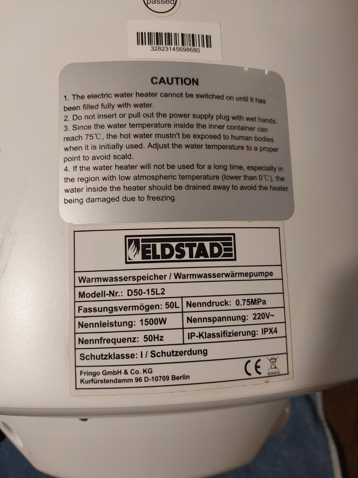 Bojler elektryczny 80 litrów