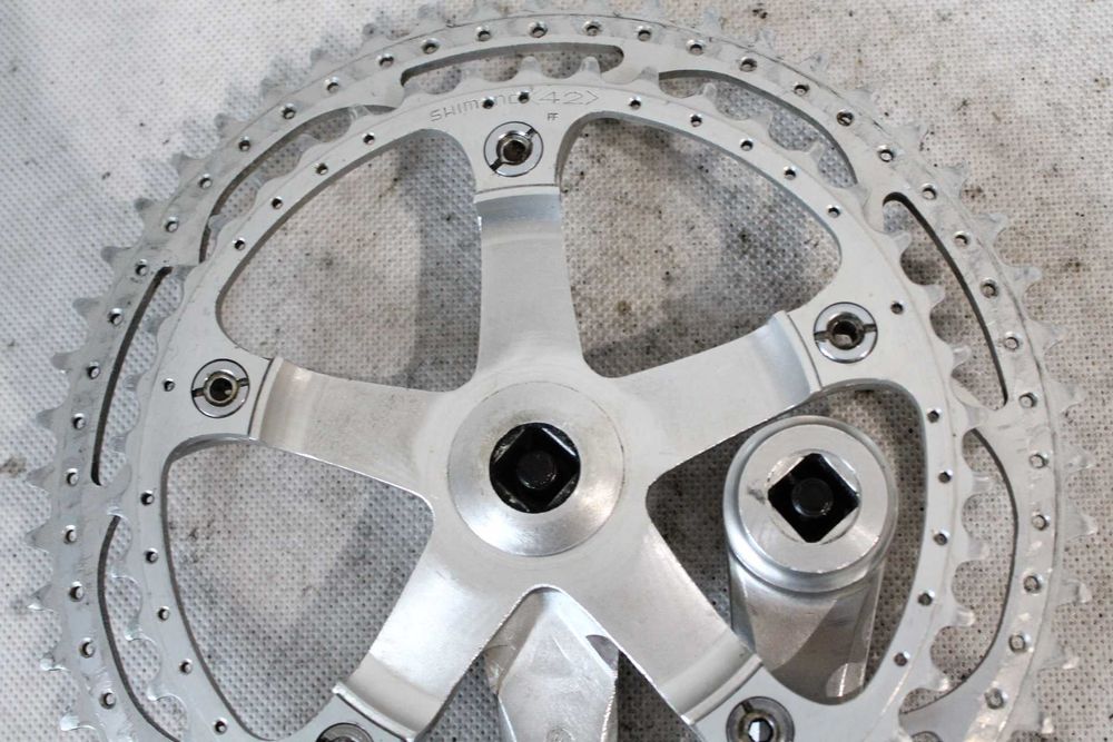 korba szosowa shimano 600 arabesque FC-6200 JAPAN 52/42 kwadrat cr9