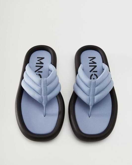 Mango Japonki Pool  Niebieski