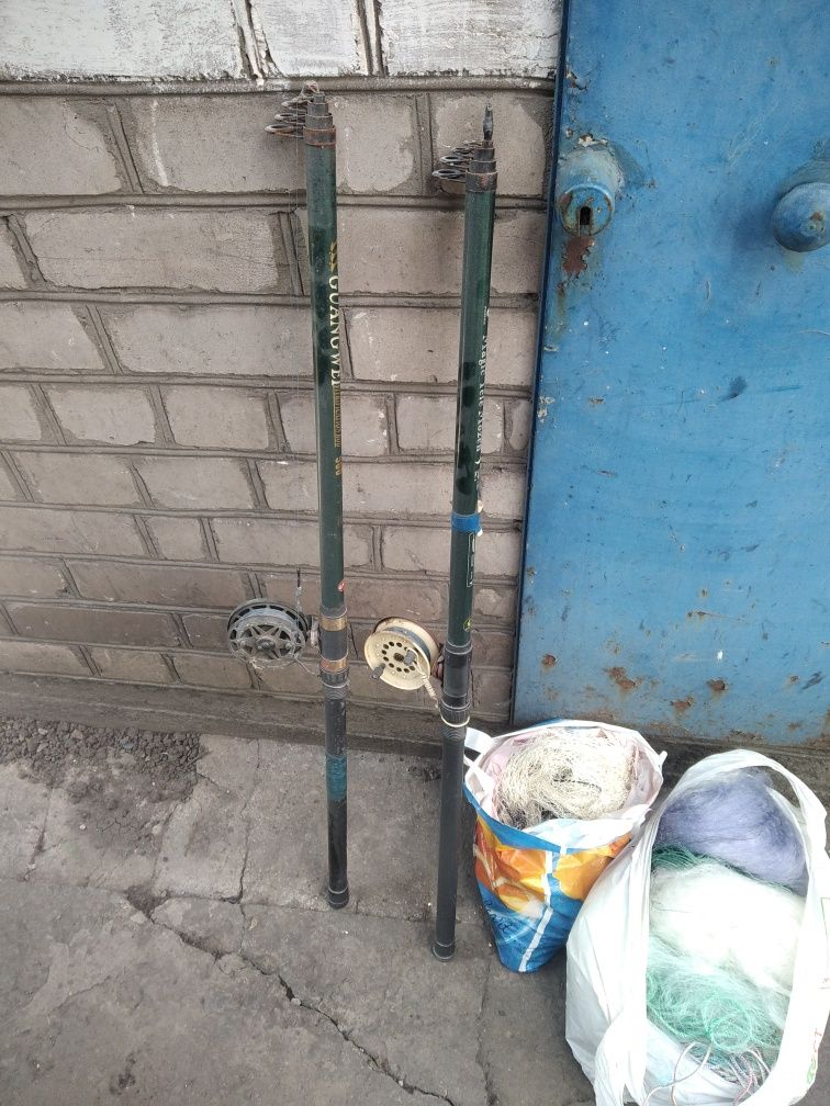 Удочки спиннинги лот! Снасти