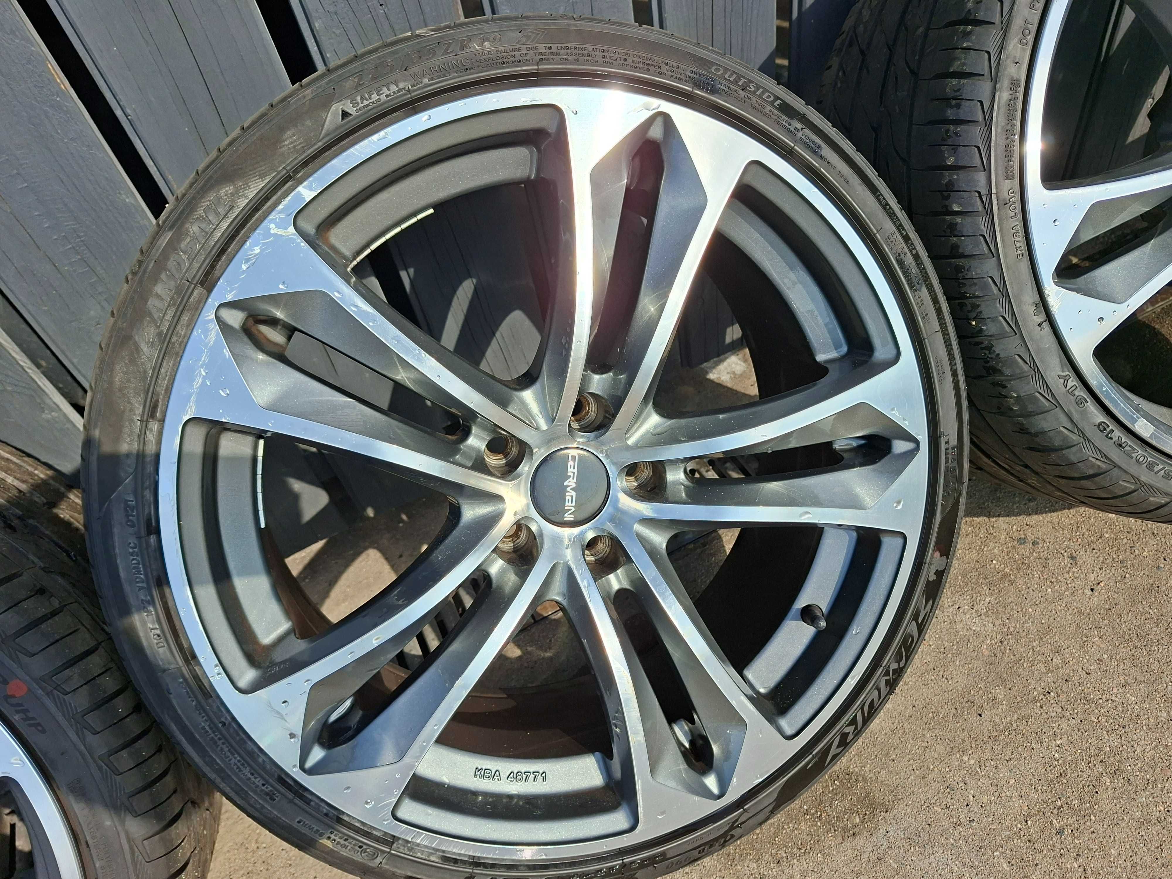 [K2] KOŁA LETNIE,ALUFELGI 19'' 5x112 MERCEDES 2x255/30 2x225/35..