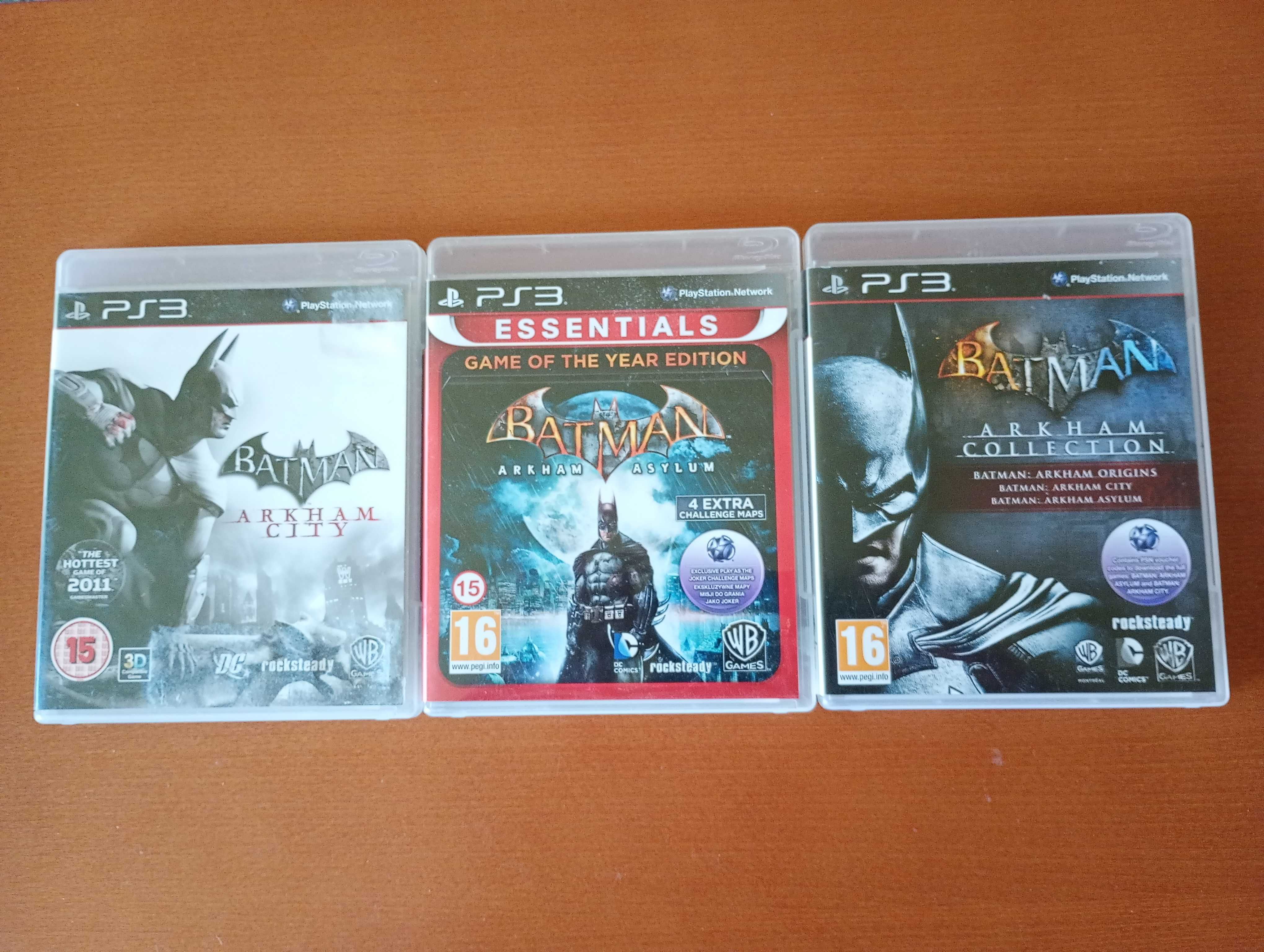 Batman Trylogia PS3 (Arkham City, Asylum, Origins - Collection)Eng, PL