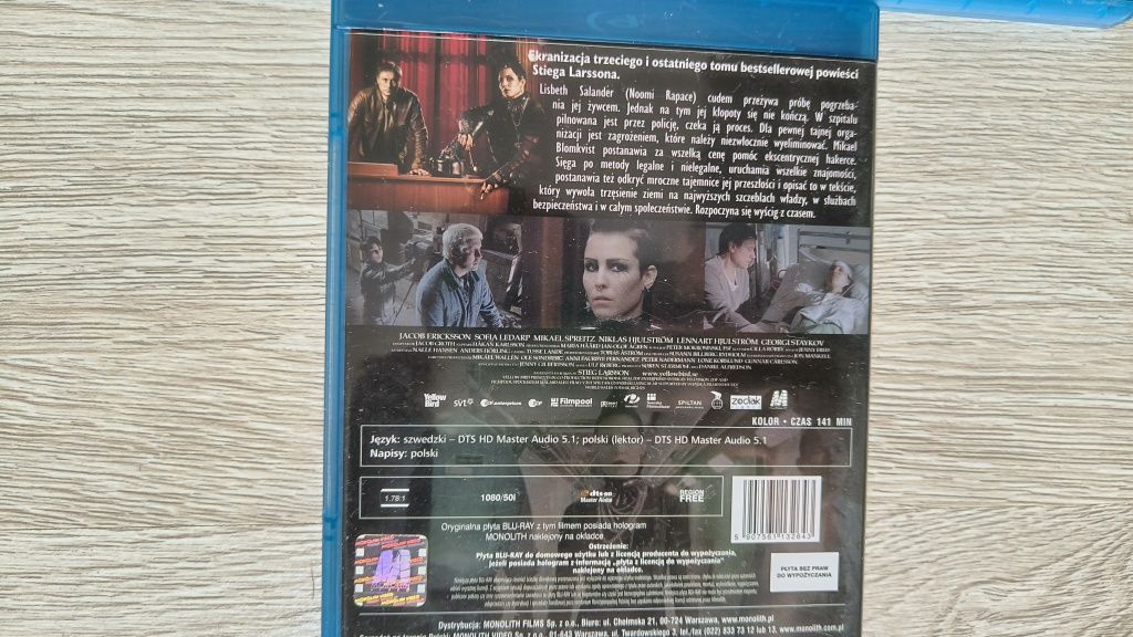 Millennium trylogia Blu-ray