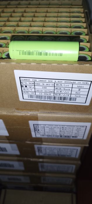 Акумулятори 18650 TerraE 30E 3000mAh ТерраЕ 30Е 3000мАг