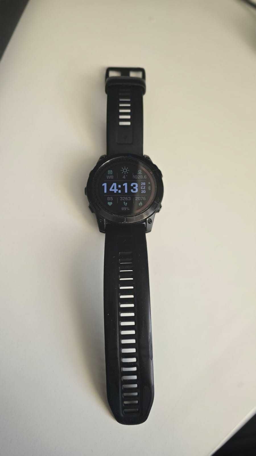 Garmin Fenix 7X Sapphire Solar Carbon Gray DLC Titanium GWARANCJA