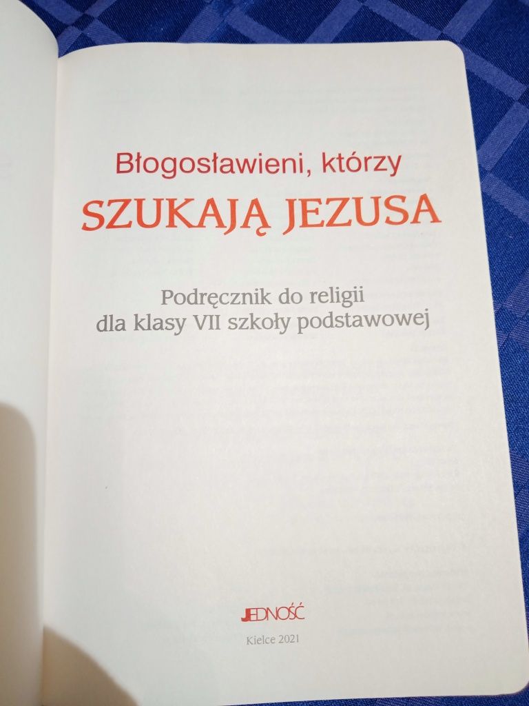 Błogosławieni którzy szukają Jezusa klasa 7 podręcznik