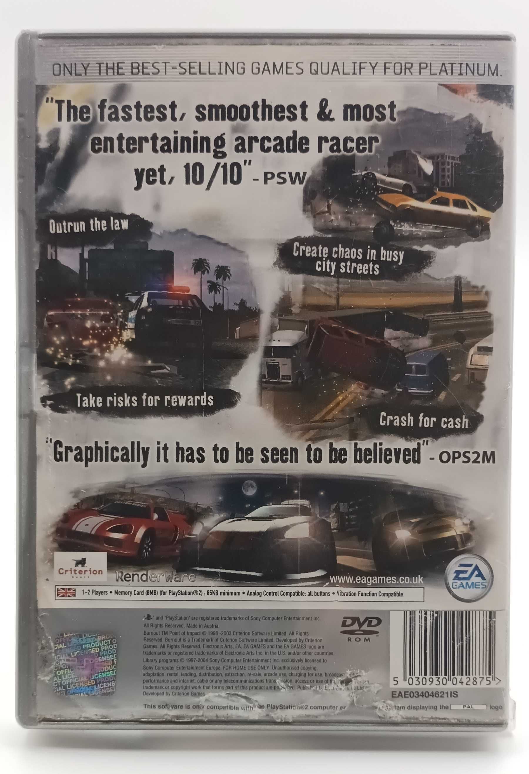 Burnout 2 Point of impact PS2