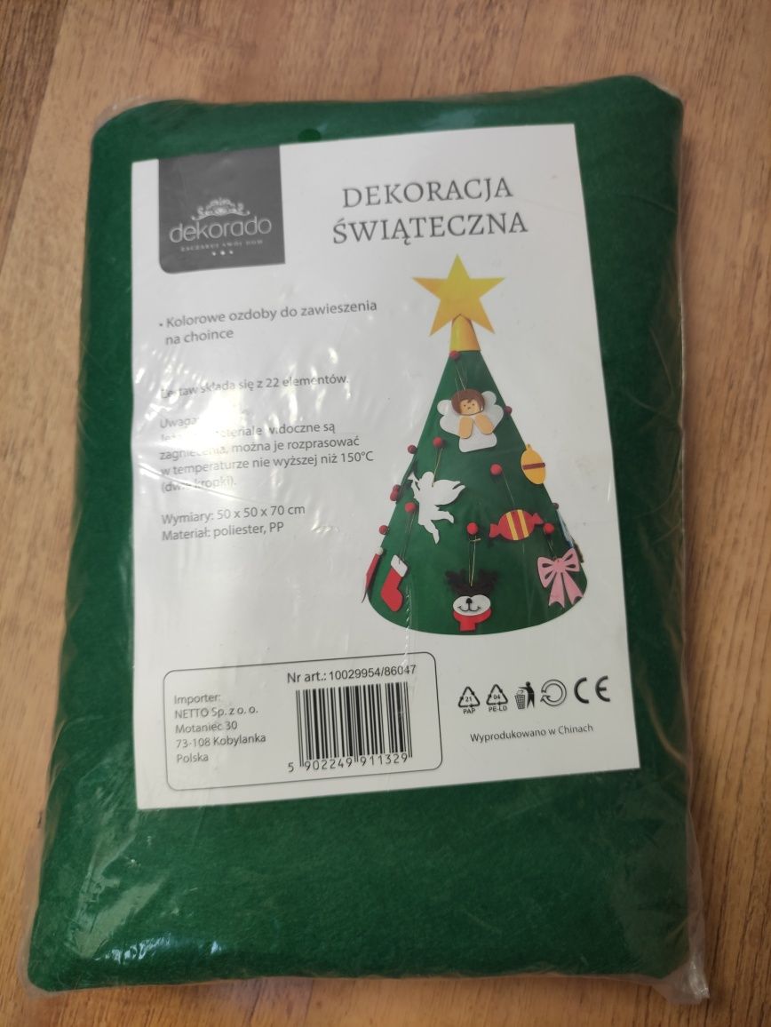 Choinka świąteczna bożonarodzeniowa 3D Netto, nowa, dekoracja