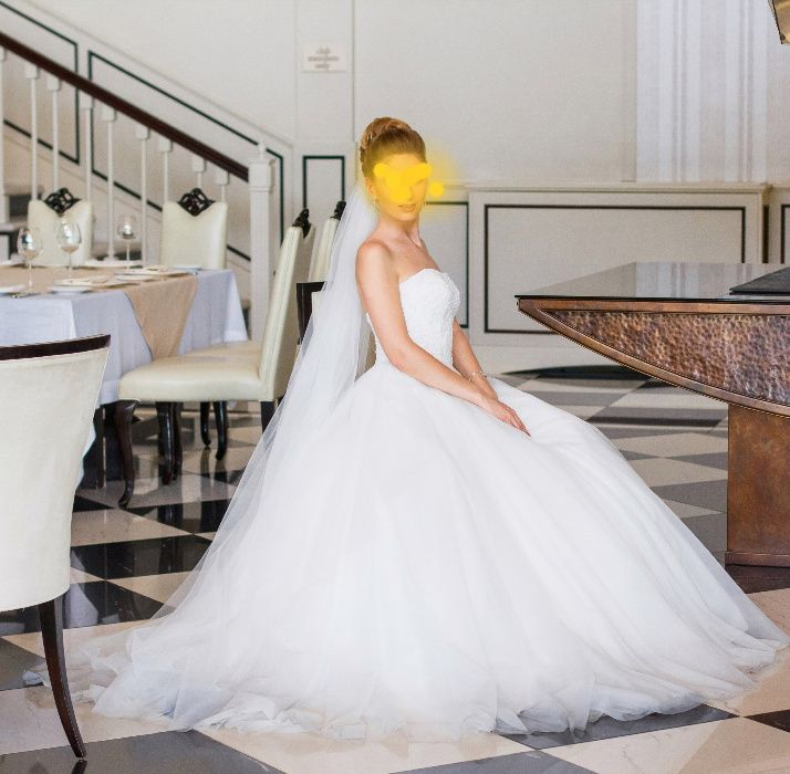 Весільна сукня Свадебное дизайнерское платье Etienne Leroy р.42 44 s m