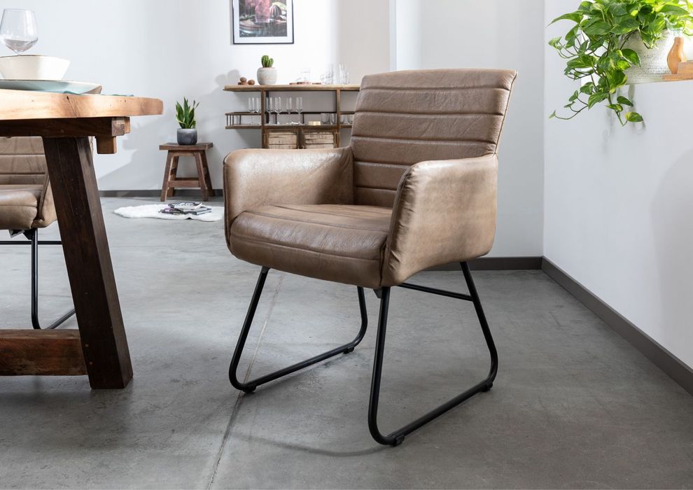 Krzesło fotel skóra massivemoebel 4 szt