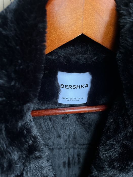 Дубленка, дублянка, куртка, bershka xs