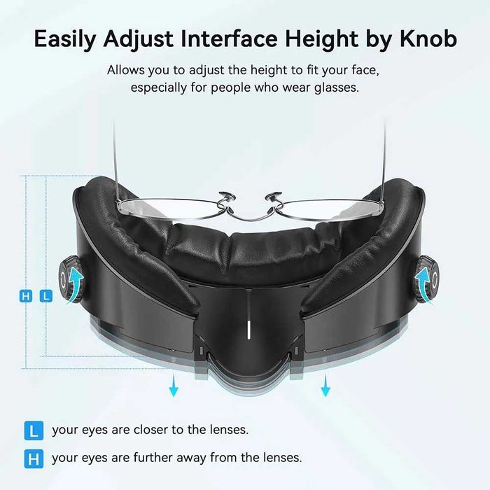 Лицьова накладка для окулярів віртуальної реальності AMVR (для Quest3)