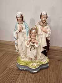Stara figurka święta rodzina Maryja Józef Jezus