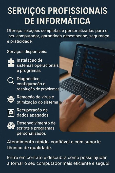 Configuração do software / Assistência técnica e Informática