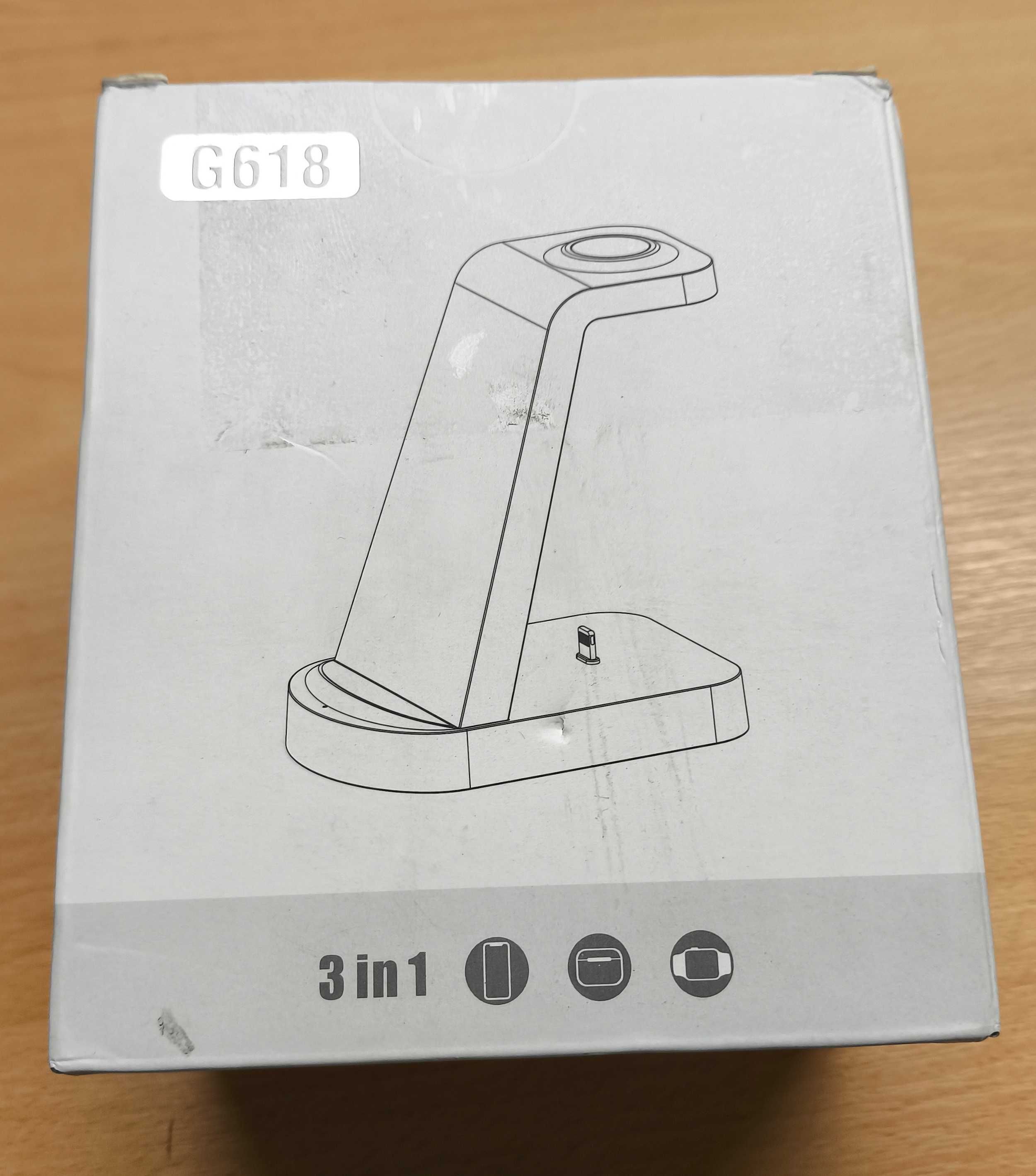 bezprzewodowa ładowarka indukcyjna 3w1 18W kompatybilna z iPhone [2287