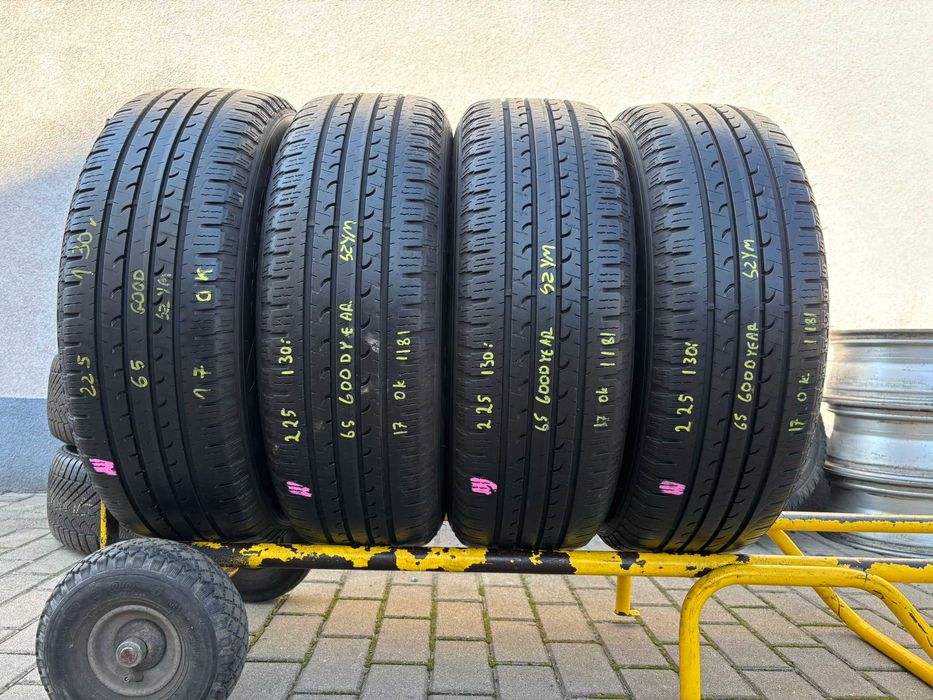 4X OPONY LETNIE 225/65R17 102H Goodyear EfficientGrip SUV 6.4MM CAŁE!