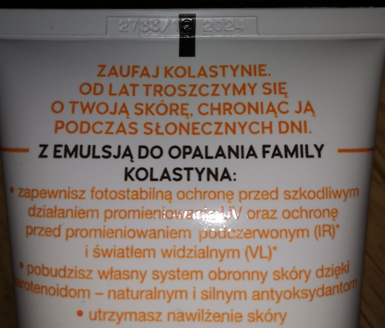 Kolastyna emulsja do opalania Family dla dzieci i dorosłych Spf 30 250