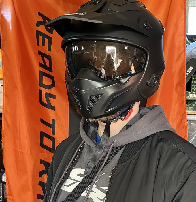 Мото Шлем Mt Streetfighter мотошолом на мотоцикл и квадроцикл.   Новый