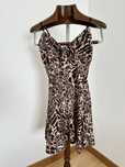 vestido animal print