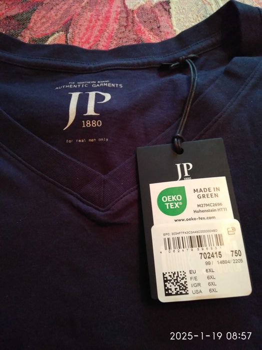 Футболка чоловіча великого розміру JP (northern brand), 6XL
