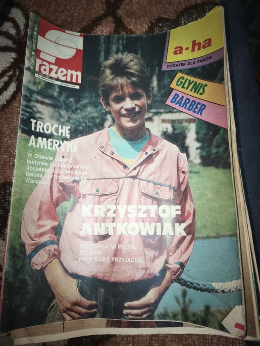 Razem ilustrowany tygodnik młodzieży Nr 7 z 1989