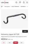Kierownica gravelowa 440mm Most Jaguar XA GR ticr pinarello