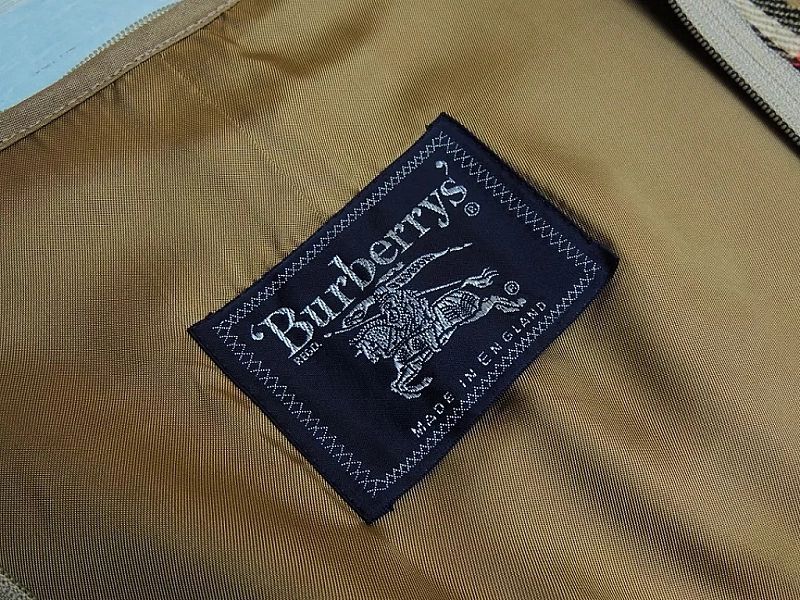 Burberrys Coat Płaszcz Męski Burberry 100% Wool Vintage Retro Modny