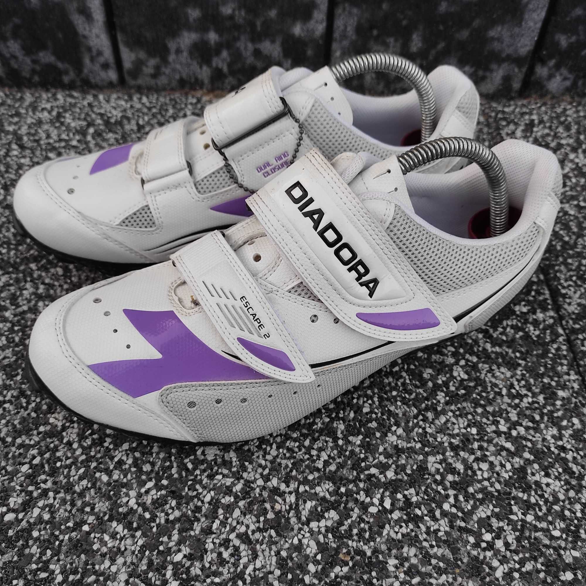 Diadora Escape 2 Buty Rowerowe plus Bloki Shimano SM-SH56  40