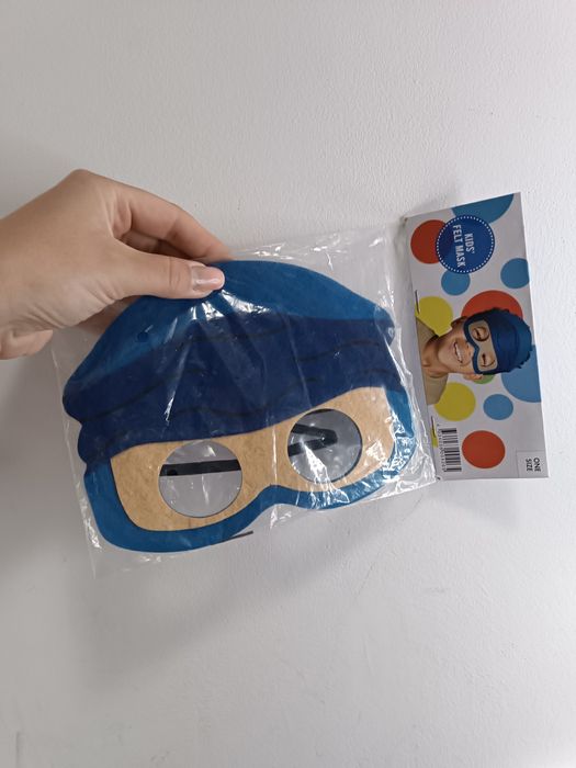 Maska bal przebierańców ninja dla dzieci na gumce action